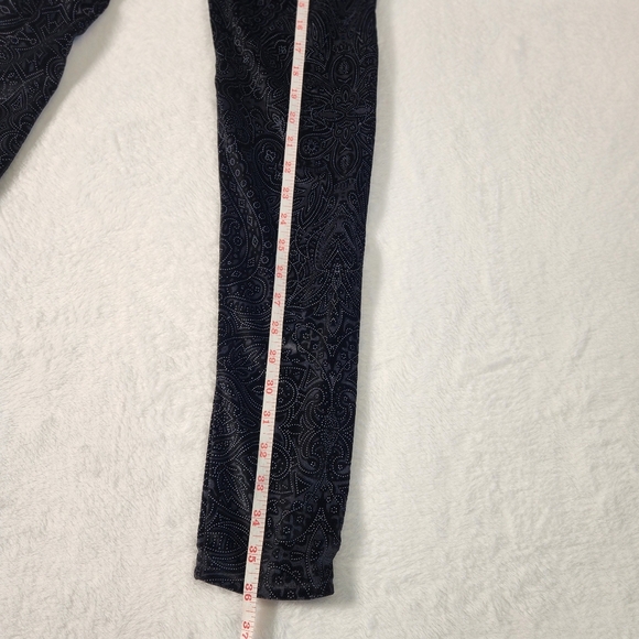 Vintage Velour Print pants leggings size XS - Picture 7 of 9